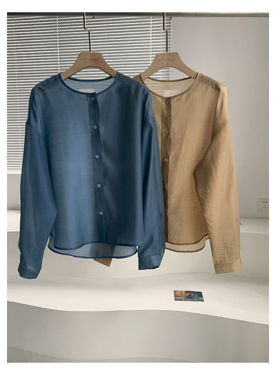 Blusa Larga de Tencel con Diseño Elegante para Mujer - Image 20