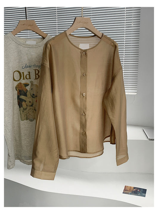 Blusa Larga de Tencel con Diseño Elegante para Mujer - Image 21