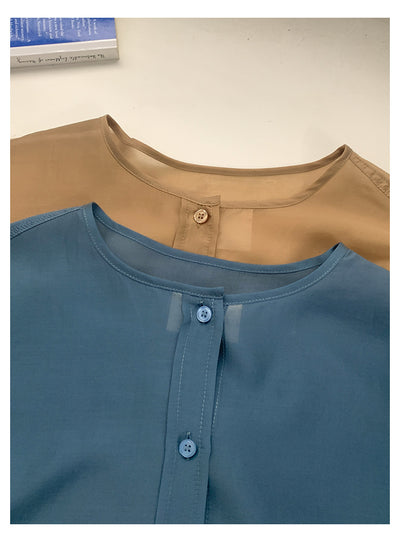 Blusa Larga de Tencel con Diseño Elegante para Mujer - Image 22