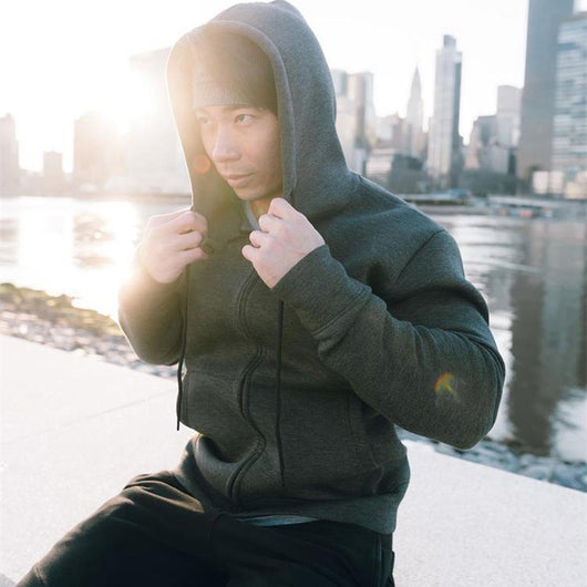 Chamarra Deportiva con Capucha y Cierre para Hombre - Otoño Invierno - Image 13