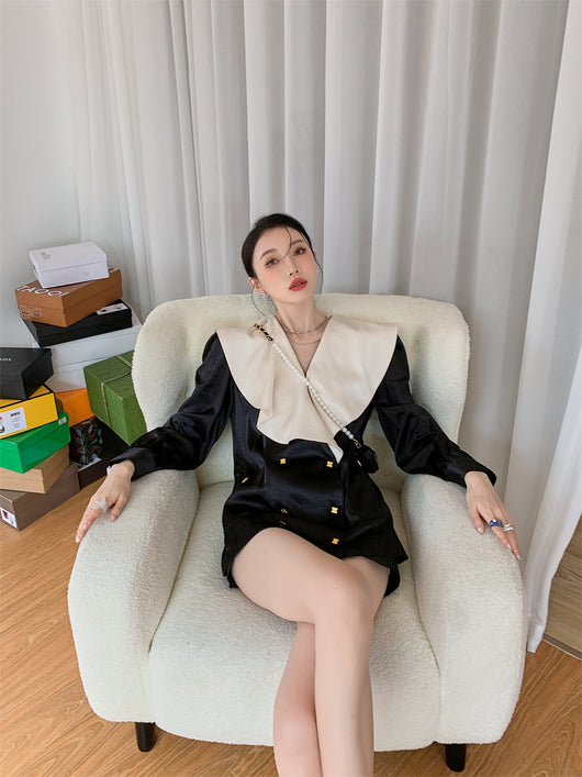 Blusa Elegante con Cuello Volante Francés para Mujer - Image 19