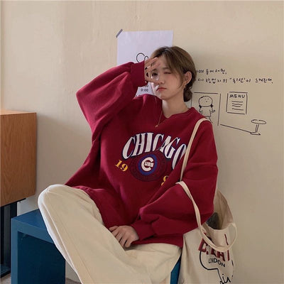 Sudadera con Capucha Estilo Boyfriend Oversize para Niñas - Image 16