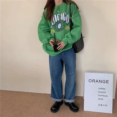 Sudadera con Capucha Estilo Boyfriend Oversize para Niñas - Image 23