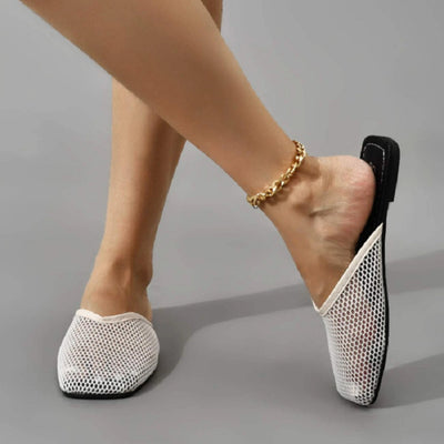 Chanclas Ortopédicas de Malla con Suela Plana para Mujer - Image 9