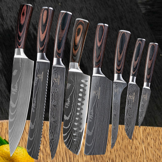 Cuchillos de Chef Profesionales y Rebanadores de Cocina