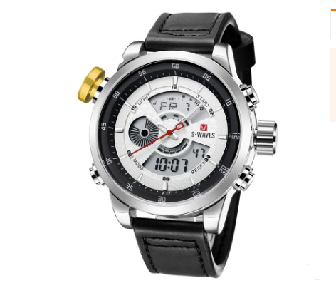 Reloj Casual Doble para Hombre - Resistente al Agua con Correa Ajustable - Image 9