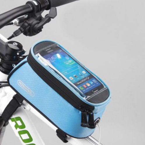 Bolsa Frontal para Bicicleta Compatible con iPhone y Smartphones - Image 7