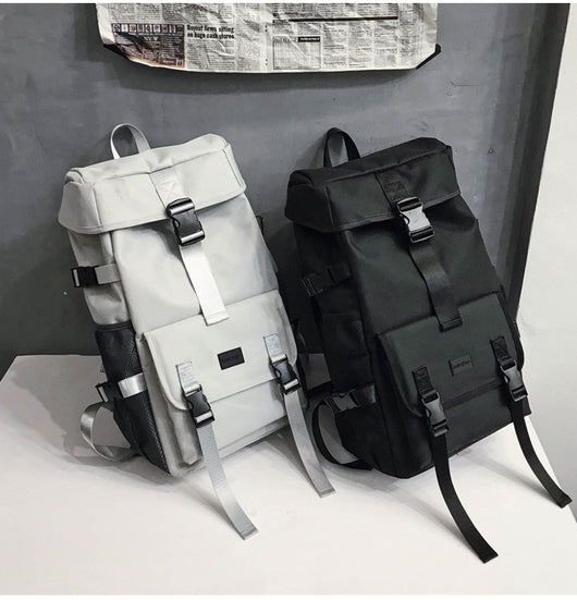 Mochila de Viaje Negra con Gran Capacidad y Compartimentos de Herramientas - Image 26