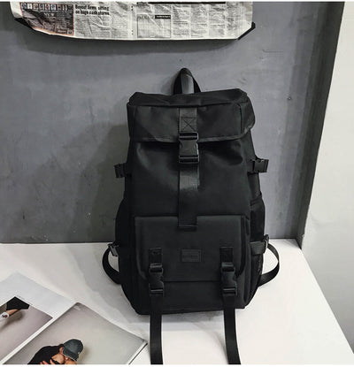 Mochila de Viaje Negra con Gran Capacidad y Compartimentos de Herramientas - Image 29
