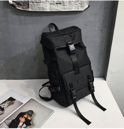 Mochila de Viaje Negra con Gran Capacidad y Compartimentos de Herramientas - Image 30
