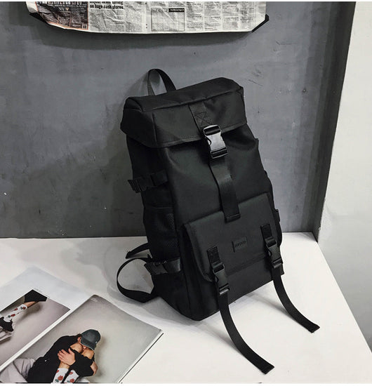 Mochila de Viaje Negra con Gran Capacidad y Compartimentos de Herramientas - Image 30
