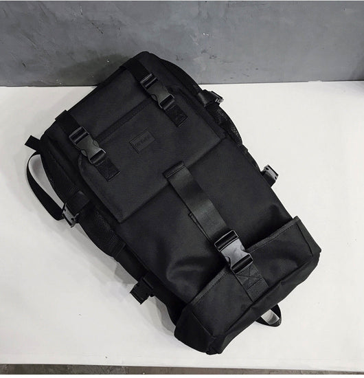 Mochila de Viaje Negra con Gran Capacidad y Compartimentos de Herramientas - Image 34