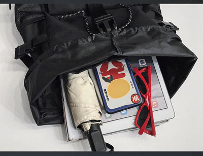 Mochila de Viaje Negra con Gran Capacidad y Compartimentos de Herramientas - Image 36