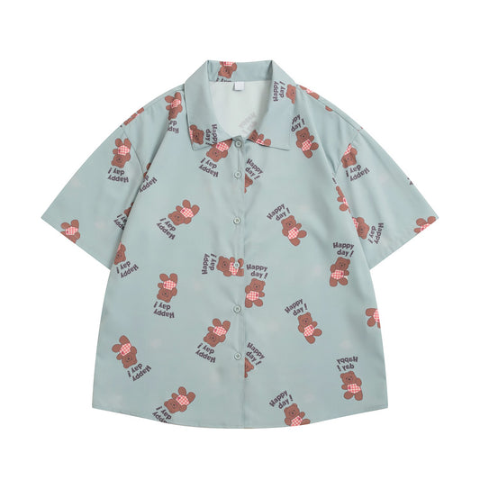 Camisa Holgada Estudiante Verano