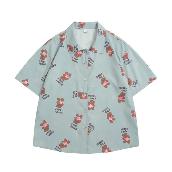 Camisa Holgada Estudiante Verano