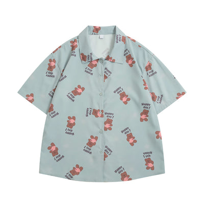 Camisa Holgada Estudiante Verano