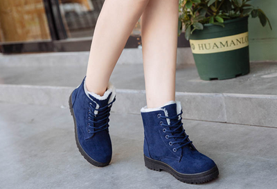 Botas de Nieve para Mujer Talla Grande con Forro de Felpa Artificial - Image 5