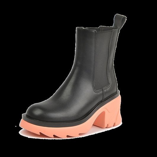 Botas Martin de Tacón Grueso Estilo Casual con Malla - Diseño Trendy - Image 16