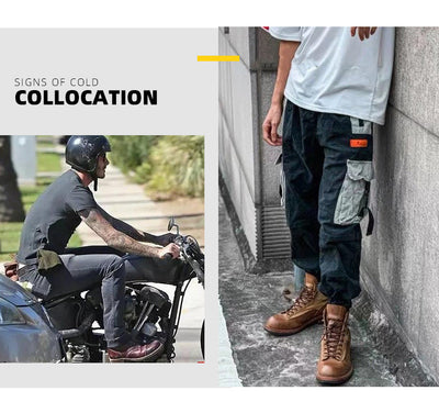 Botas de Trabajo Hombre Cuero Genuino Bicolor con Detalles Artesanales - Image 7