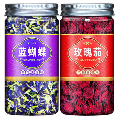 Flores de Ternatea y Rosela Deshidratadas 500g Comestibles - Image 7