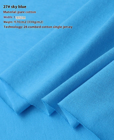 Camiseta de Algodón Xinjiang para Niños - Tejido Ligero Primavera Verano - Image 64