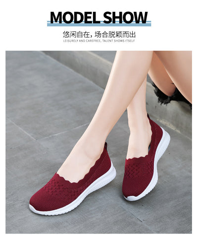 Zapatos Deportivos Tejidos Voladores Talla Grande para Mujer - Image 27