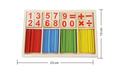 Palitos de Conteo Montessori de Madera - Juguete Educativo para Matemáticas - Image 15