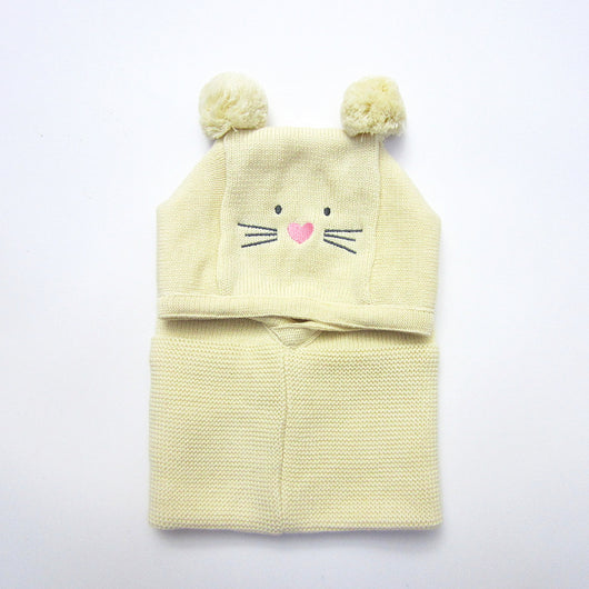 Set de Gorros Tejidos para Niños - Diseño Calicó Otoño e Invierno - Image 4