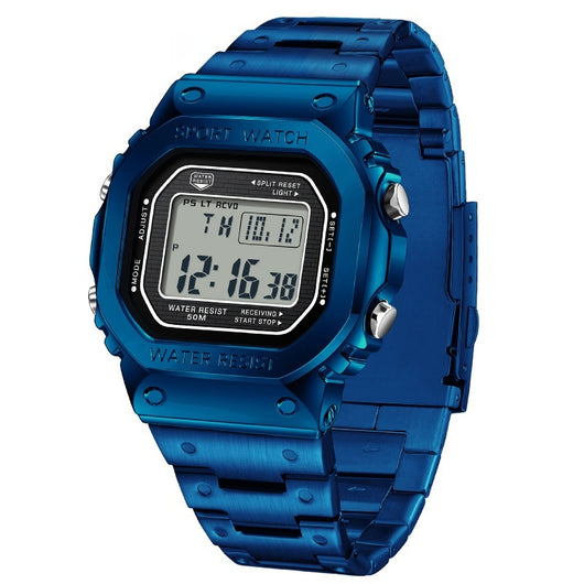 Reloj Deportivo Cuadrado Multifuncional con Luz Táctil y Resistencia al Agua - Image 8