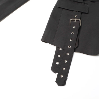 Blazer Ejecutivo con Cintura Ajustable y Detalles Remachados - Image 19