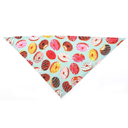 Pañoleta Triangular para Mascotas Diseño Donas Verano