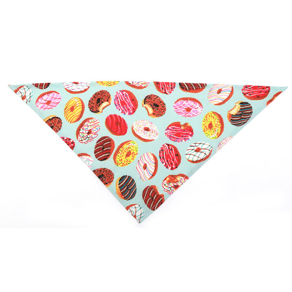 Pañoleta Triangular para Mascotas Diseño Donas Verano