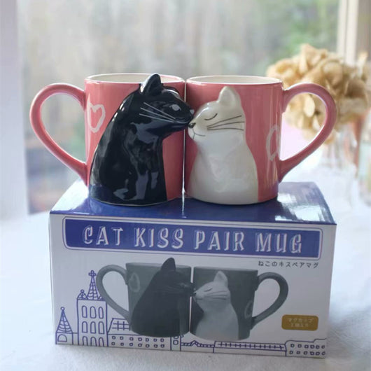 Taza Artesanal para Pareja Gatos Enamorados - Image 4