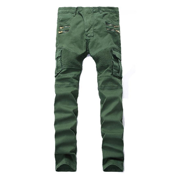 Pantalón Denim Slim Rotos para Hombre
