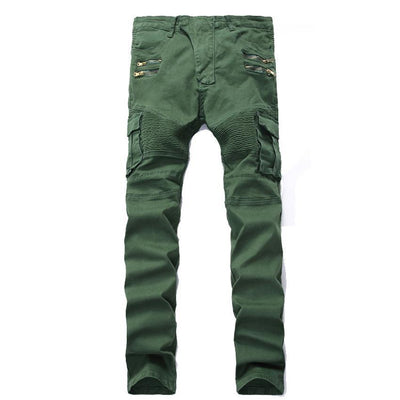 Pantalón Denim Slim Rotos para Hombre