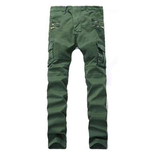 Pantalón Denim Slim Rotos para Hombre