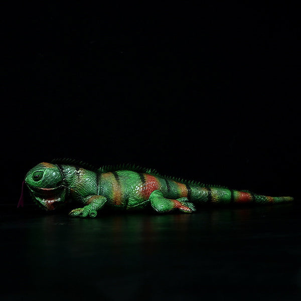Peluche Iguana Verde Realista - Juguete Suave y Adorable