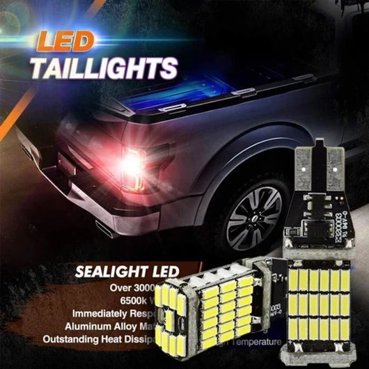 Luz de Freno y Reversa LED 12V Super Brillante 45 SMD Canbus