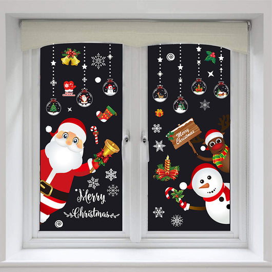 Pegatinas Navideñas Estáticas para Ventana - Copos de Nieve Decorativos - Image 5