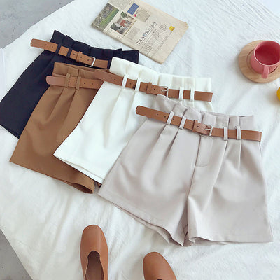 Bermudas de Corte Ancho Estilo Sastre