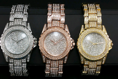 Reloj de Dama con Correa de Acero y Cristales Brillantes Gypsophila - Image 6