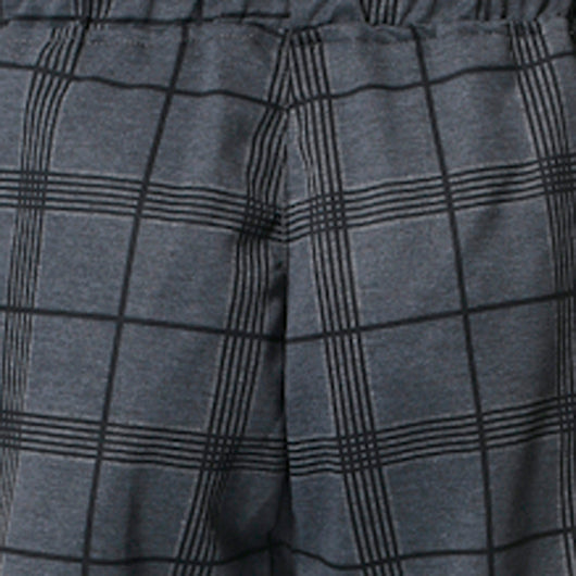 Pantalones a Cuadros con Micro-Elasticidad - Image 3