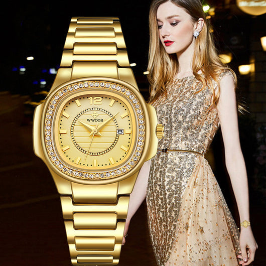 Reloj de Cuarzo Resistente al Agua - Tendencia Fashion