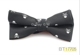 Corbata Calavera de Poliéster para Fiesta de Halloween - Image 12