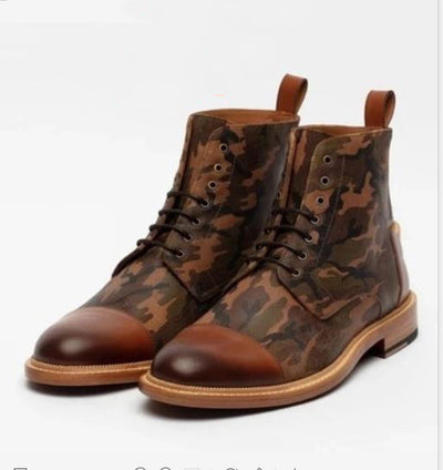 Botas Martin Estilo Británico Retro - Botines Planos Clásicos para Hombre - Image 14
