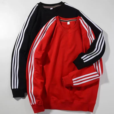 Camiseta Deportiva Manga Larga Cuello Redondo con Tres Franjas - Image 7