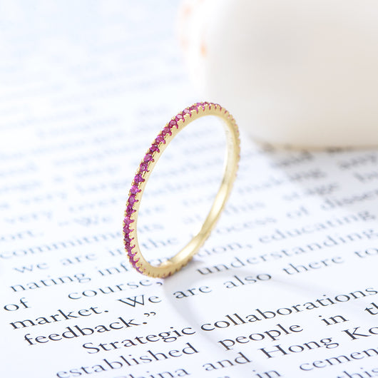 Anillo Plata 925 con Circonita y Diamante Micro Incrustado para Mujer - Image 8