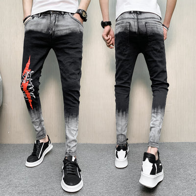 Pantalones de Patchwork Estampado - Image 2