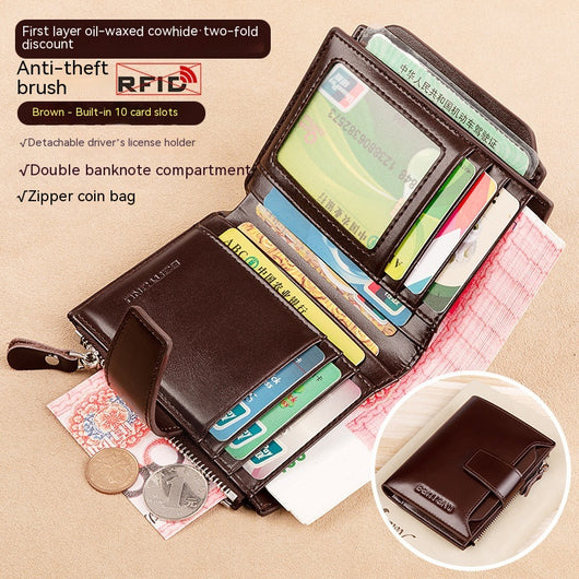 Cartera Vintage para Hombre con Protección Antirrobo - Image 15