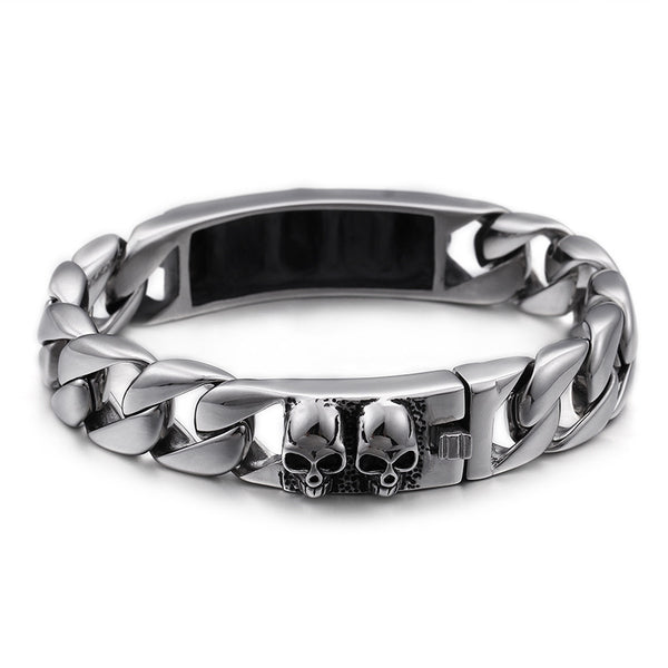 Pulsera de Calavera Personalizada - Diseño Minimalista